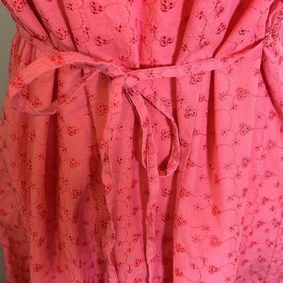 Motherhood Maternity Flower Embroidered Dress Size Medium - Picture 5 of 8